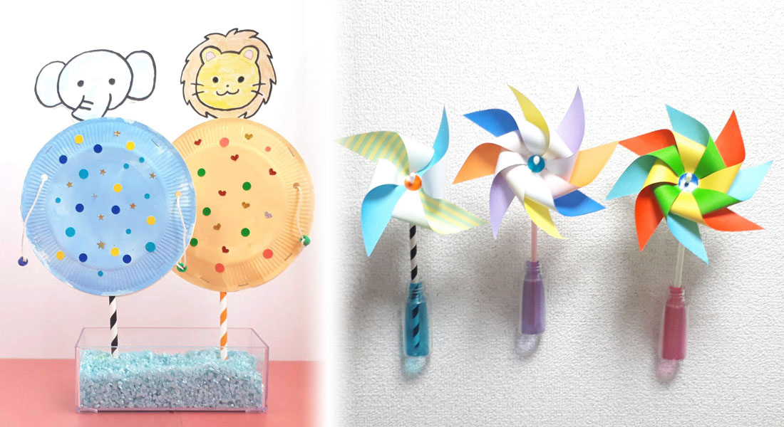 お部屋に夏を呼ぶ、子どもの「手作りおもちゃ」　作って飾る工作アイデア＃３