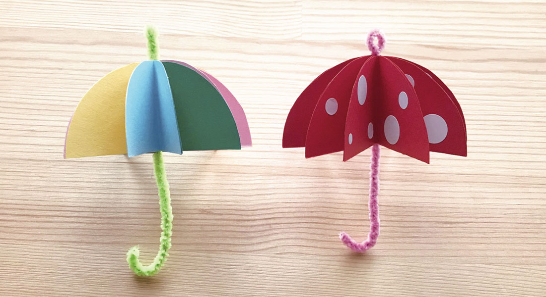 ６月［水無月・JUNE］／傘かざりを作ろう！